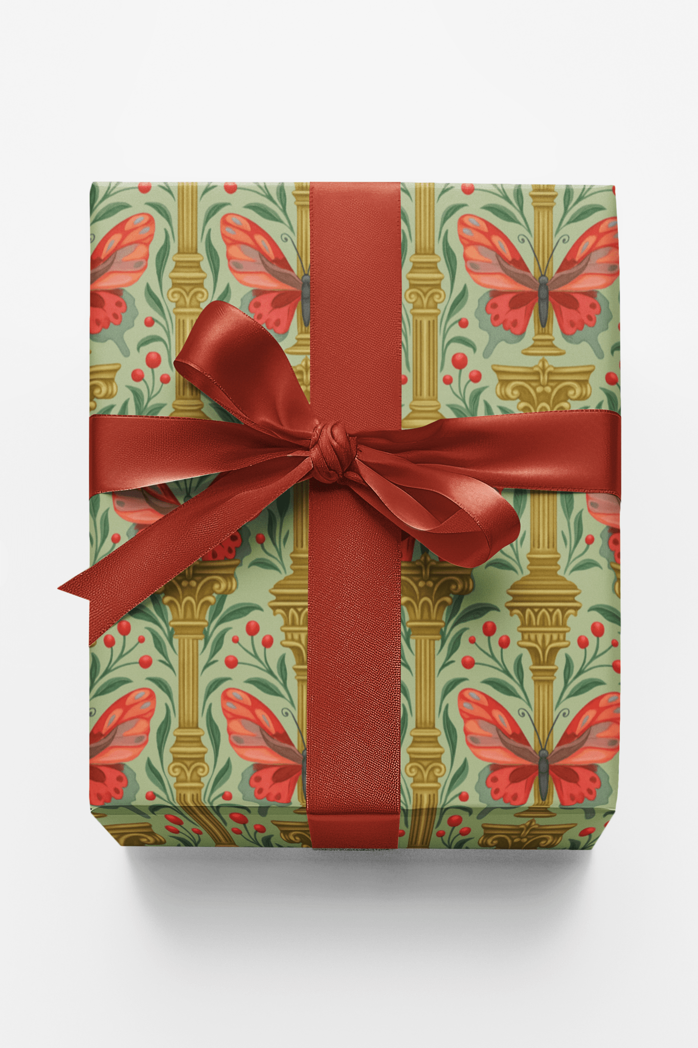 Butterfly Balustrade Wrapping Paper – London Penny Gift Wrap