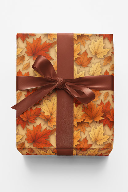 Falling Amber Leaves