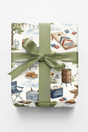 Backyard BBQ Gathering Wrapping Paper - London Penny Gift Wrap