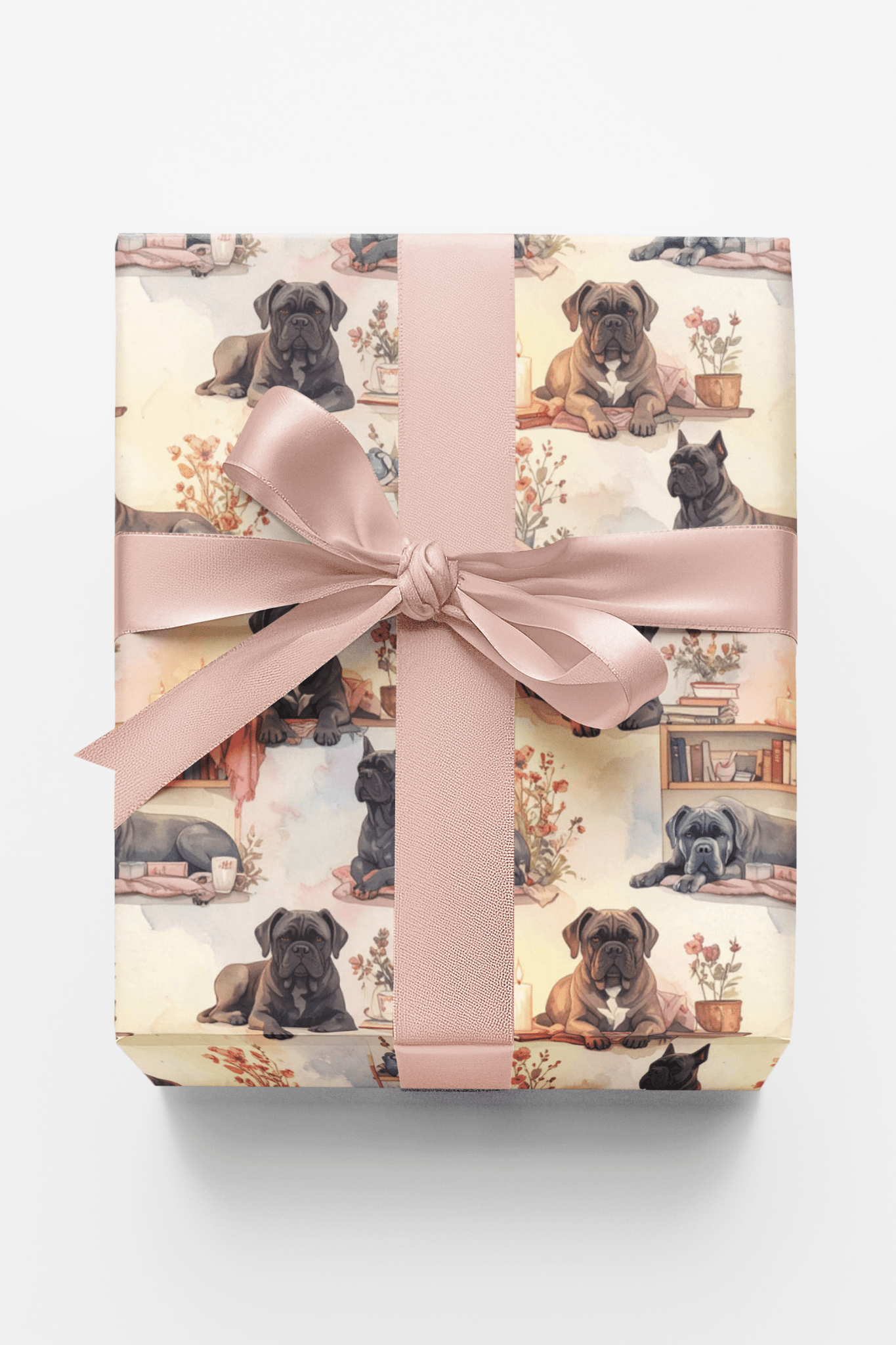 Cozy Reading Nook (Cane Corso) Wrapping Paper - London Penny Gift Wrap