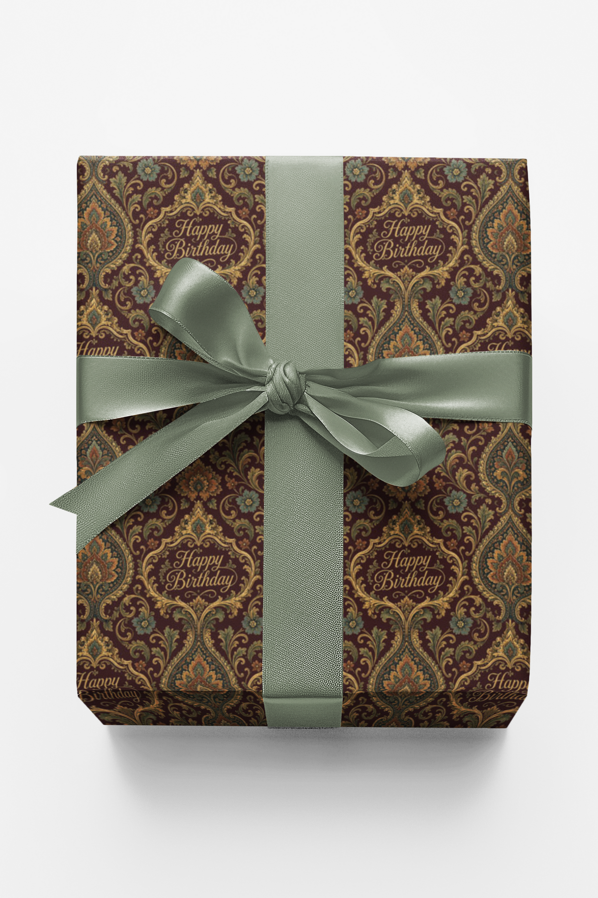Royal Paisley Celebration Wrapping Paper