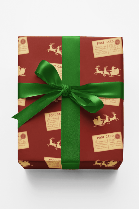 Holiday Postcard - London Penny Gift Wrap