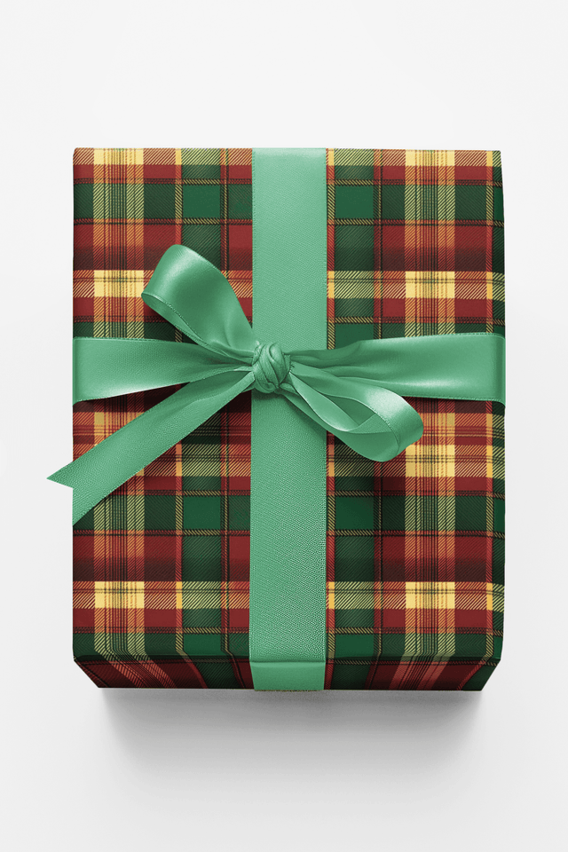 Candlelight Plaid - London Penny Gift Wrap
