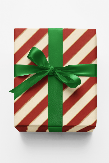 Classic Candy Cane - London Penny Gift Wrap