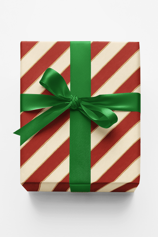 Classic Candy Cane - London Penny Gift Wrap