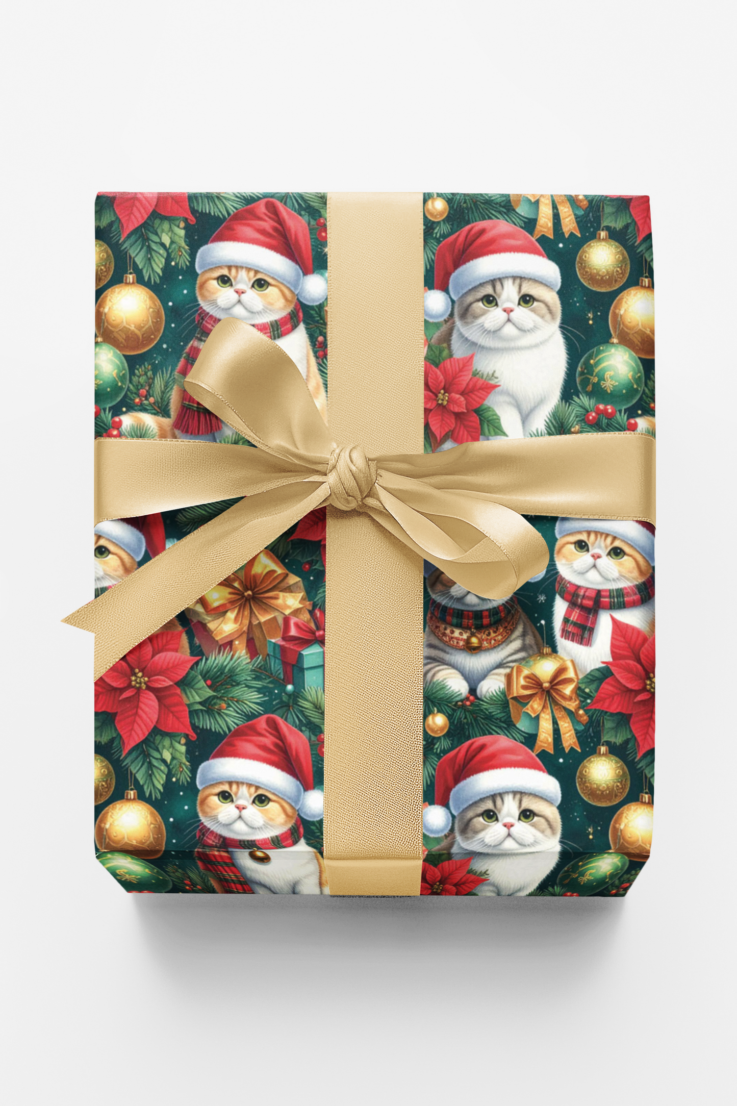 Christmas Exotic Shorthairs Wrapping Paper