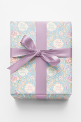 Boutique Birthday Paisley Wrapping Paper