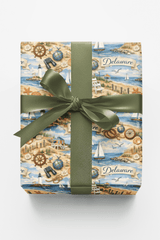 Delaware First State Shores - London Penny Gift Wrap