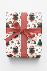 Christmas Guardians (English Mastiff) Wrapping Paper - London Penny Gift Wrap
