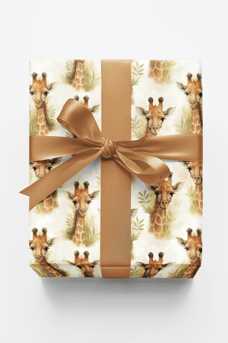 Safari Stroll: Giraffe - London Penny Gift Wrap