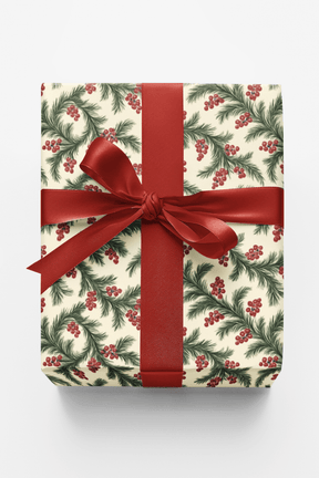 Festive Fir Garland - London Penny Gift Wrap