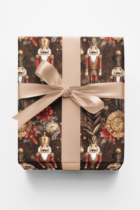 LIMITED TIME | Heirloom Nutcracker Tapestry Wrapping Paper - London Penny Gift Wrap