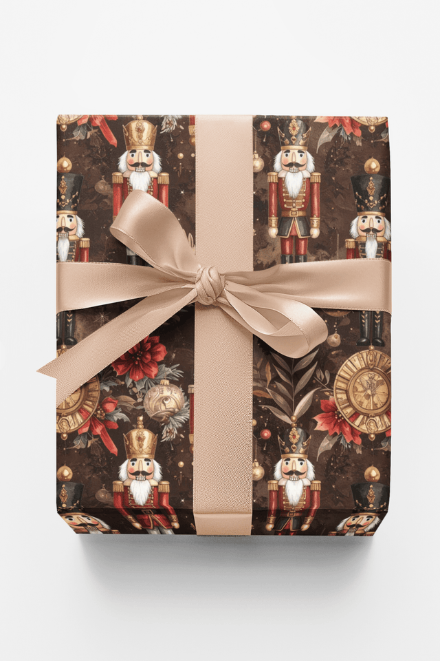 LIMITED TIME | Heirloom Nutcracker Tapestry Wrapping Paper - London Penny Gift Wrap