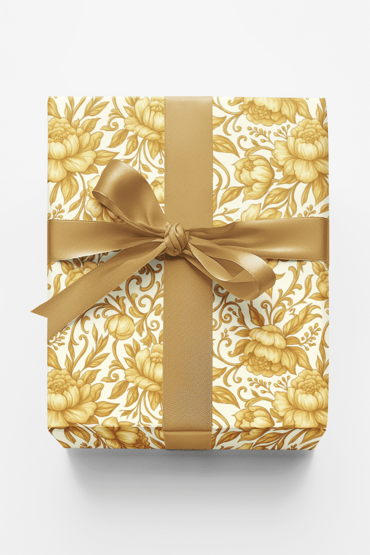 Golden Oro Bloom - London Penny Gift Wrap