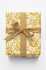 Golden Oro Bloom - London Penny Gift Wrap