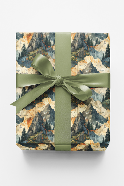 Heritage Climbing Registry Wrapping Paper