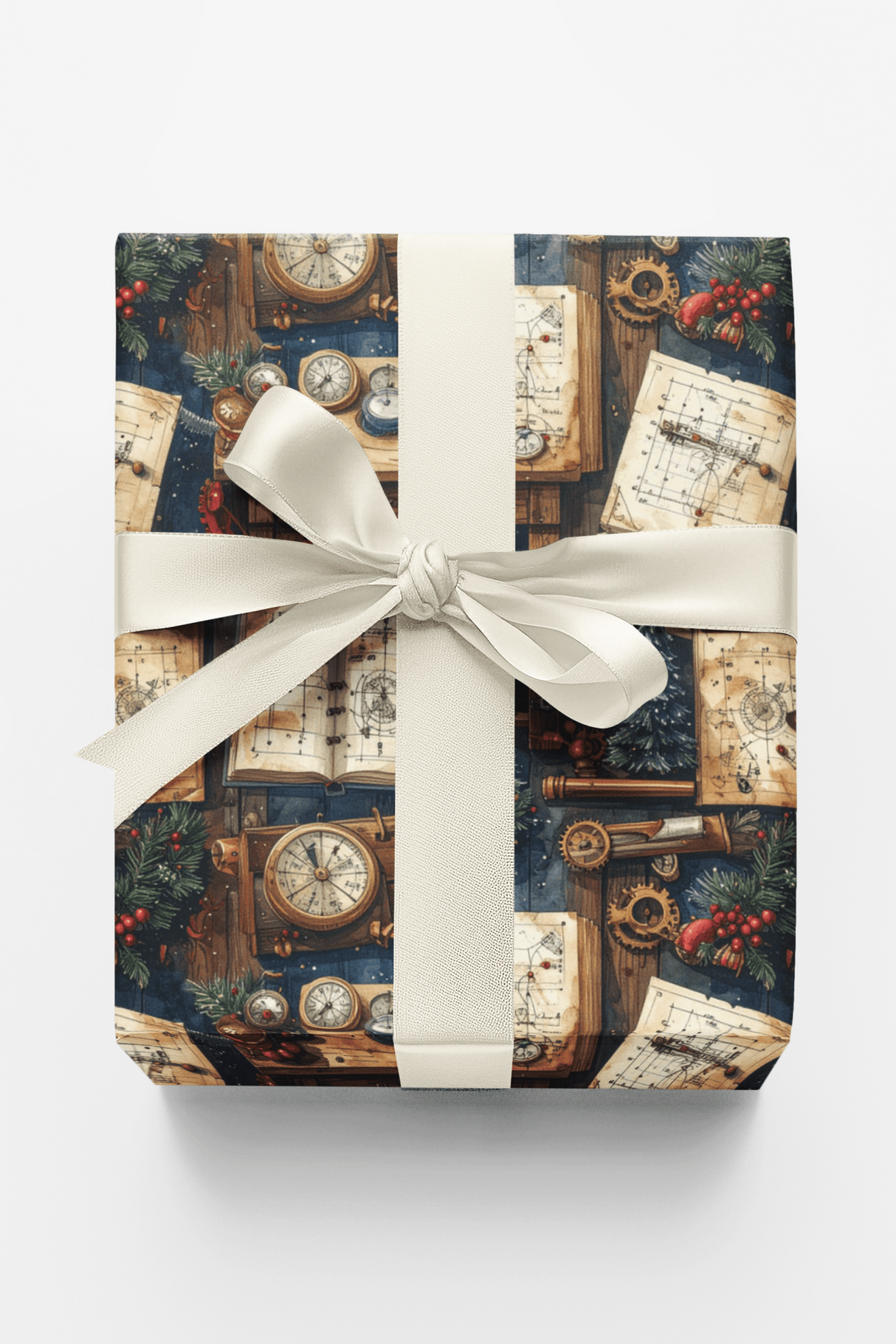 LIMITED TIME | Christmas Innovation Bureau Wrapping Paper - London Penny Gift Wrap
