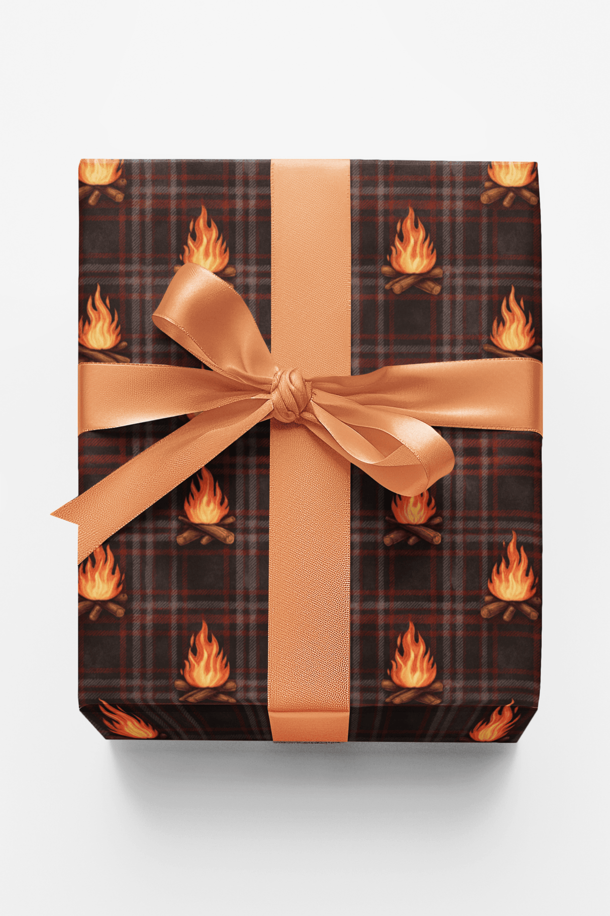 Festive Fireside Plaid - London Penny Gift Wrap
