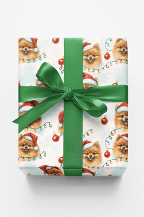 Merry Little Poms - London Penny Gift Wrap