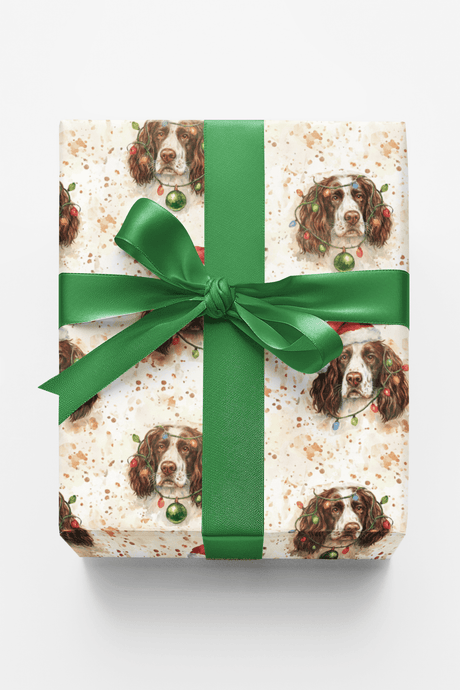 Holly Jolly Springer - London Penny Gift Wrap