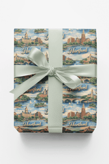 Hartford Insurance Era Glow - London Penny Gift Wrap