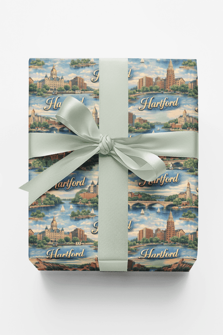 Hartford Insurance Era Glow - London Penny Gift Wrap