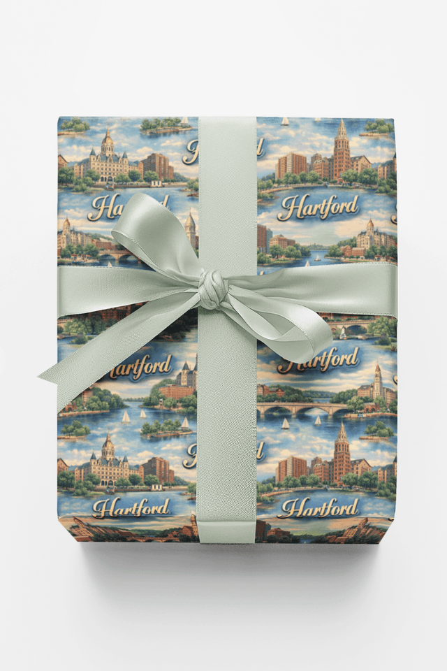 Hartford Insurance Era Glow - London Penny Gift Wrap