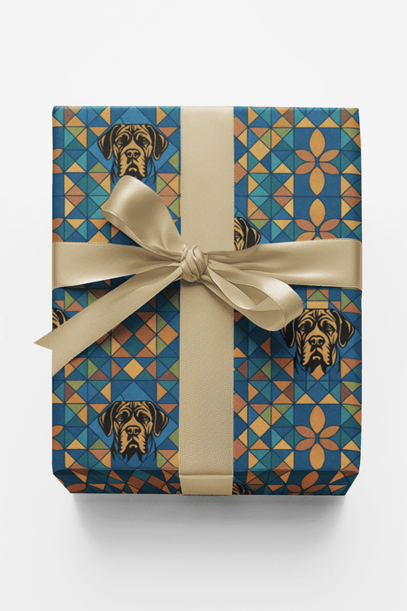 Mastiff Mosaic - London Penny Gift Wrap