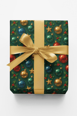 Chrome Holiday Spheres - London Penny Gift Wrap