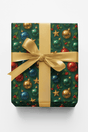 Chrome Holiday Spheres - London Penny Gift Wrap