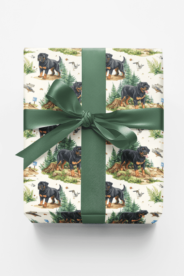 Woodland Explorer (English Mastiff) Wrapping Paper - London Penny Gift Wrap