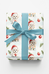Frosty Paws & Holly Jaws - London Penny Gift Wrap