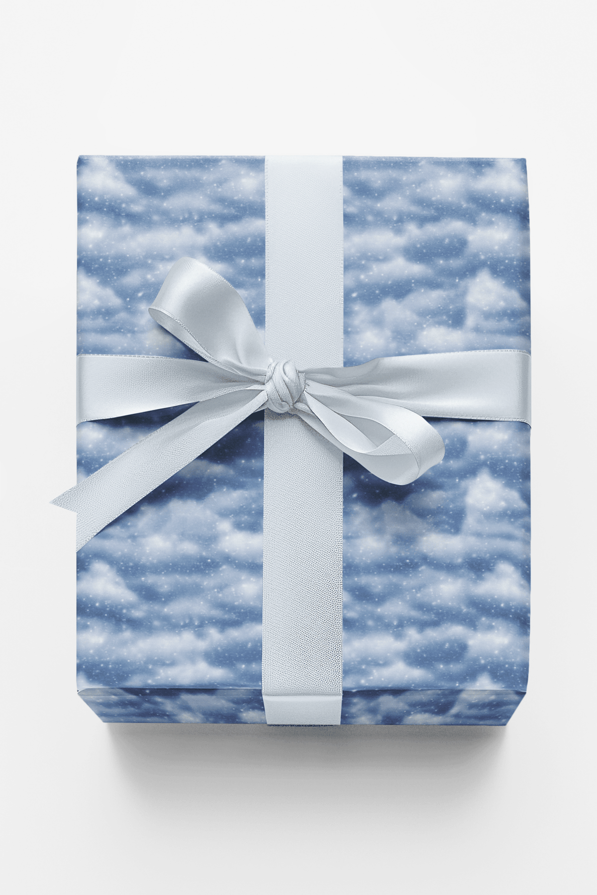 Soft Snow Drift Clouds - London Penny Gift Wrap
