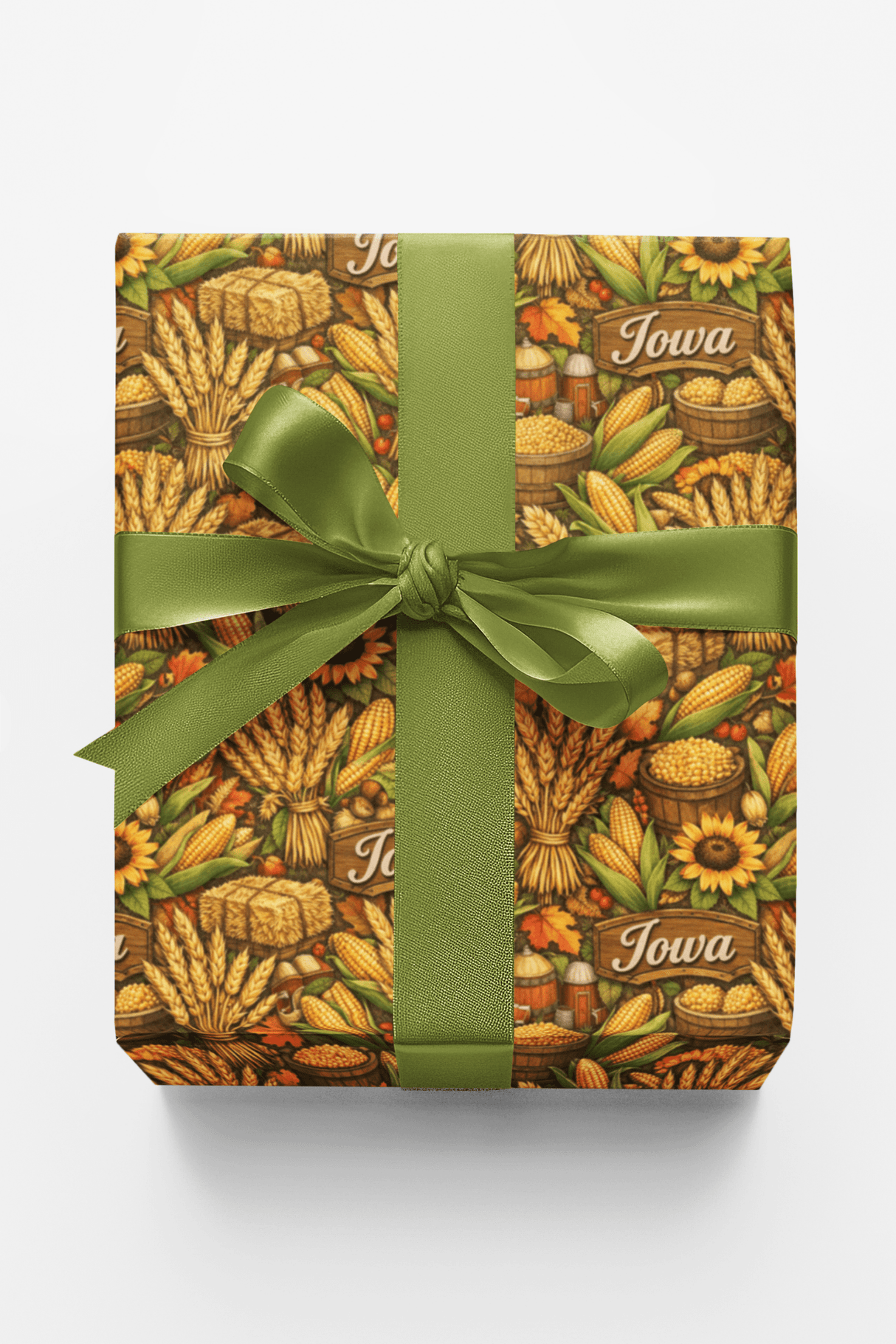 Iowa Harvest Grain - London Penny Gift Wrap