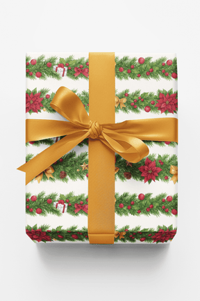 Golden Cheer Garland - London Penny Gift Wrap