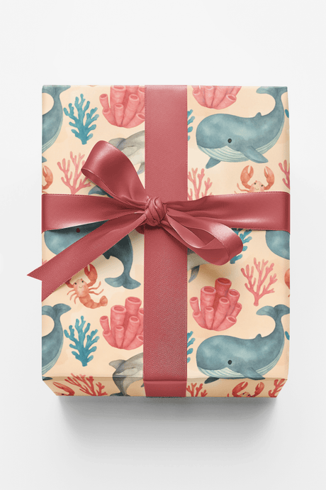 Underwater Friends - London Penny Gift Wrap