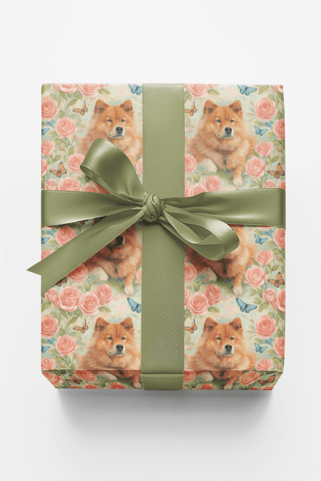 Penny Pastel Garden - London Penny Gift Wrap
