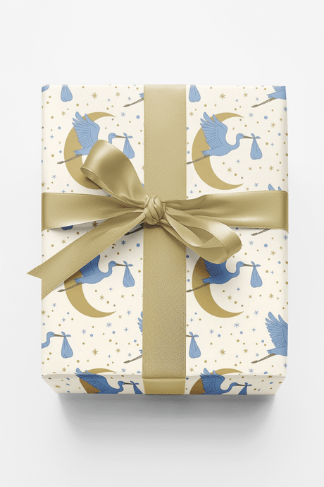 Stork & Stars - London Penny Gift Wrap
