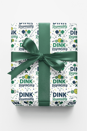 Dink Responsibly Wrapping Paper - London Penny Gift Wrap