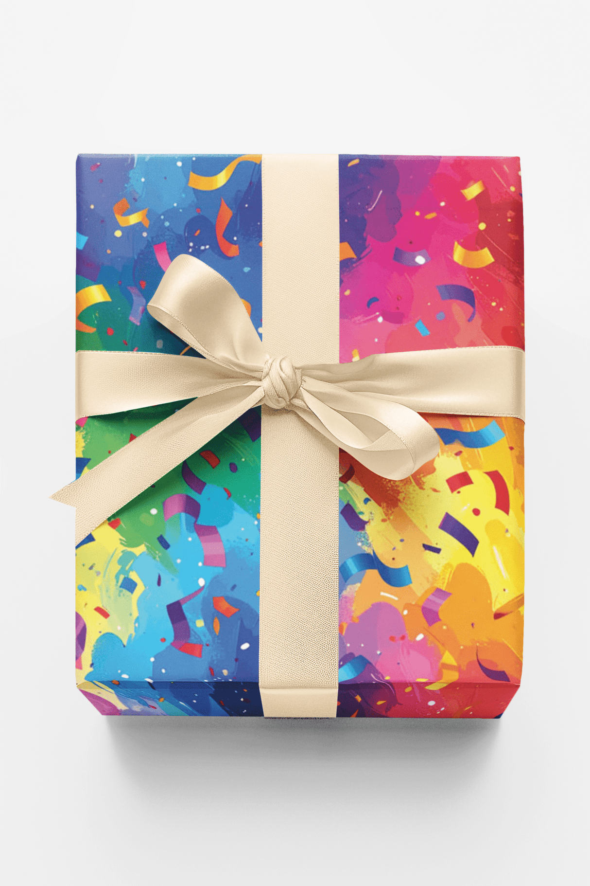 Confetti Storm Celebration Wrapping Paper - London Penny Gift Wrap