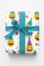 Party Face Pop Art Wrapping Paper - London Penny Gift Wrap