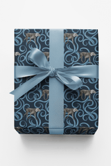 Weimaraner Whirl - London Penny Gift Wrap