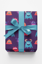 Friendly Monster Parade - London Penny Gift Wrap