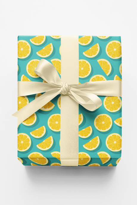 Lemon Drop Delight - London Penny Gift Wrap
