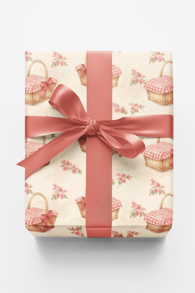 Spring Picnic Basket - London Penny Gift Wrap