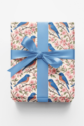 Bluebird Blossom Trail - London Penny Gift Wrap