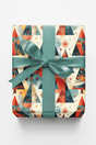LIMITED TIME | Atomic Forest Celebration Wrapping Paper - London Penny Gift Wrap