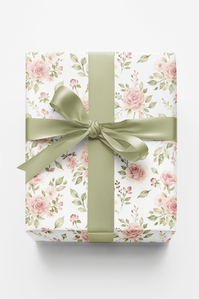 English Rose Meadow - London Penny Gift Wrap