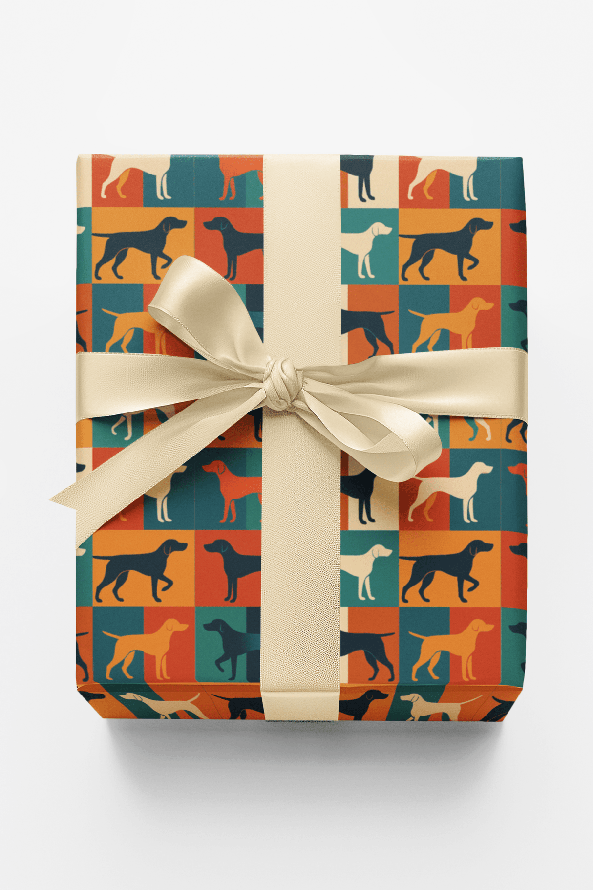 Pointer Pop Geometry - London Penny Gift Wrap
