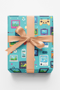 Pixel Pocket World Wrapping Paper - London Penny Gift Wrap